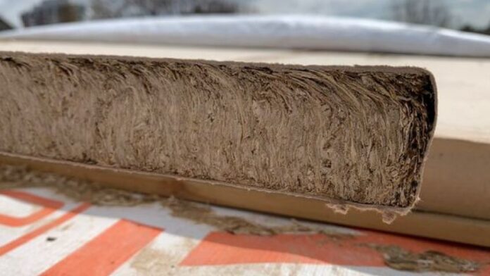 Paneles de rastrojo de trigo