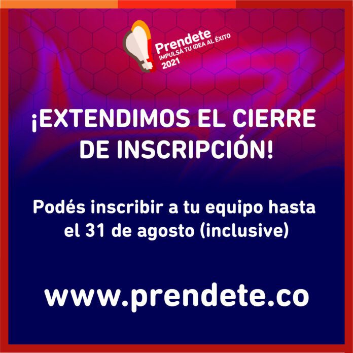 11. Extendimos la convocatoria inscripción al Prendete