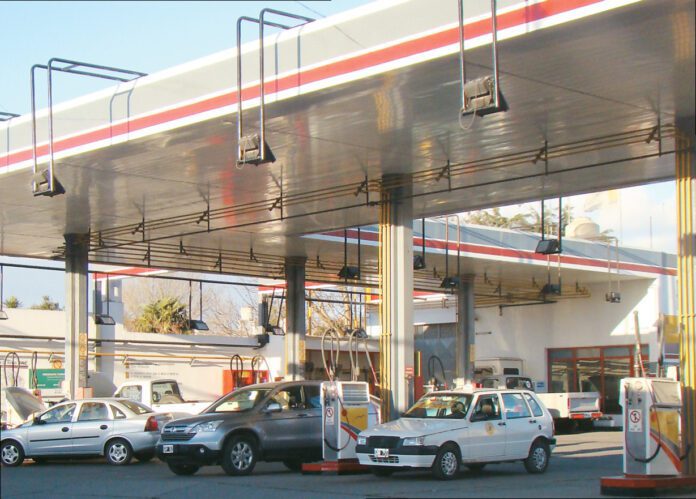 consumo de combustibles durante enero